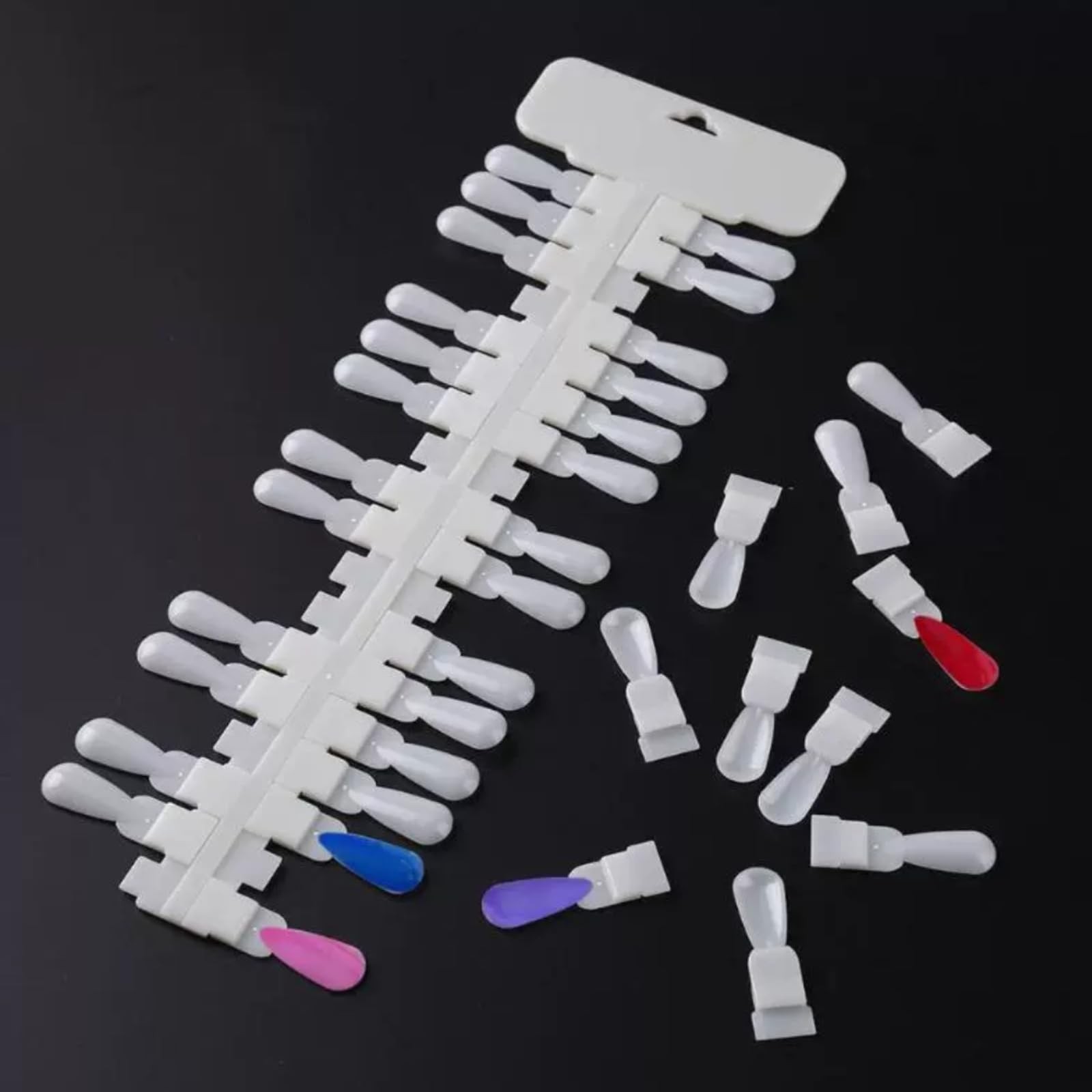36 Tips Nail Swatch Sticks Nail Color Display Tips Nail Polish Practice Sampl…