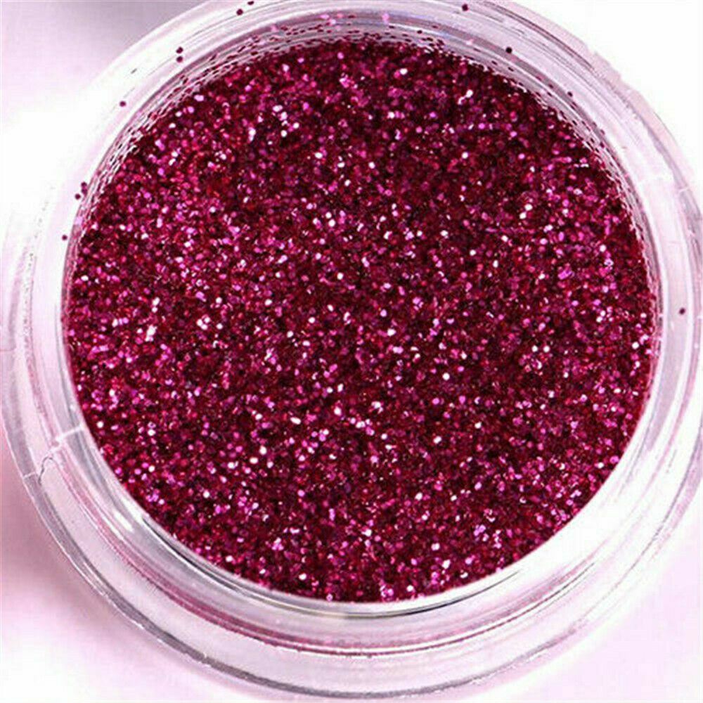 12pcs Color Glitter Dust Powder Set Decoration Nail Art Tips Manicure Convenient