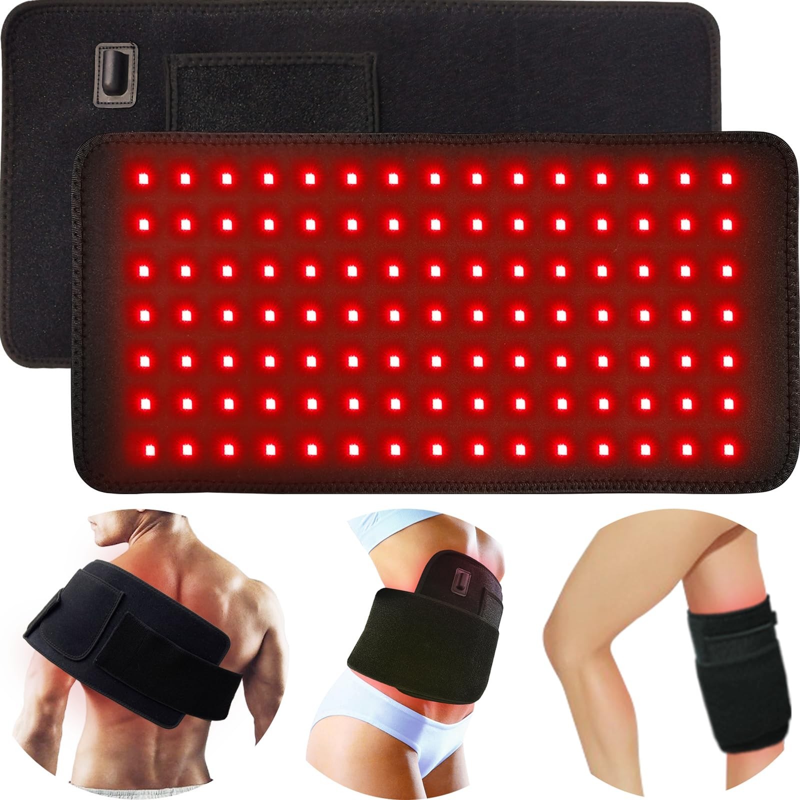 Red Light Therapy Infrared Light Therapy Pad for Body Pain NIR Deep Therapy f…
