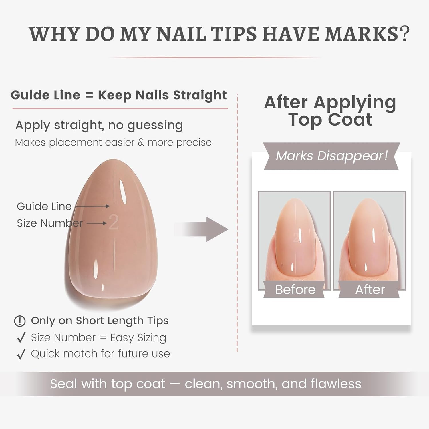 AILLSA Press on Nails Almond 140 PCS Fake Nails 4 in 1 Medium Glossy Nude Nails