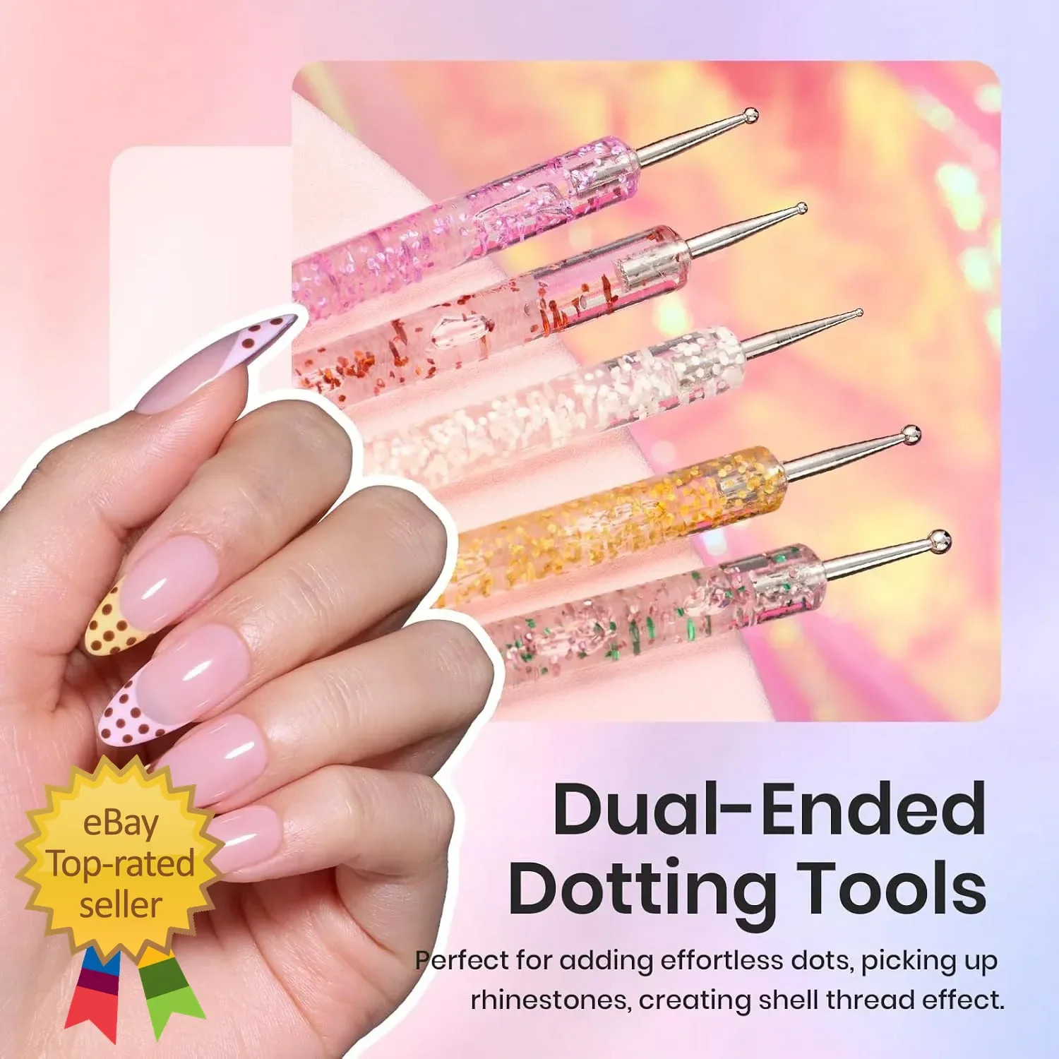 Beetles 31PCS Nail Art Brushes Dotting Tools Liner Pens Manicure Set