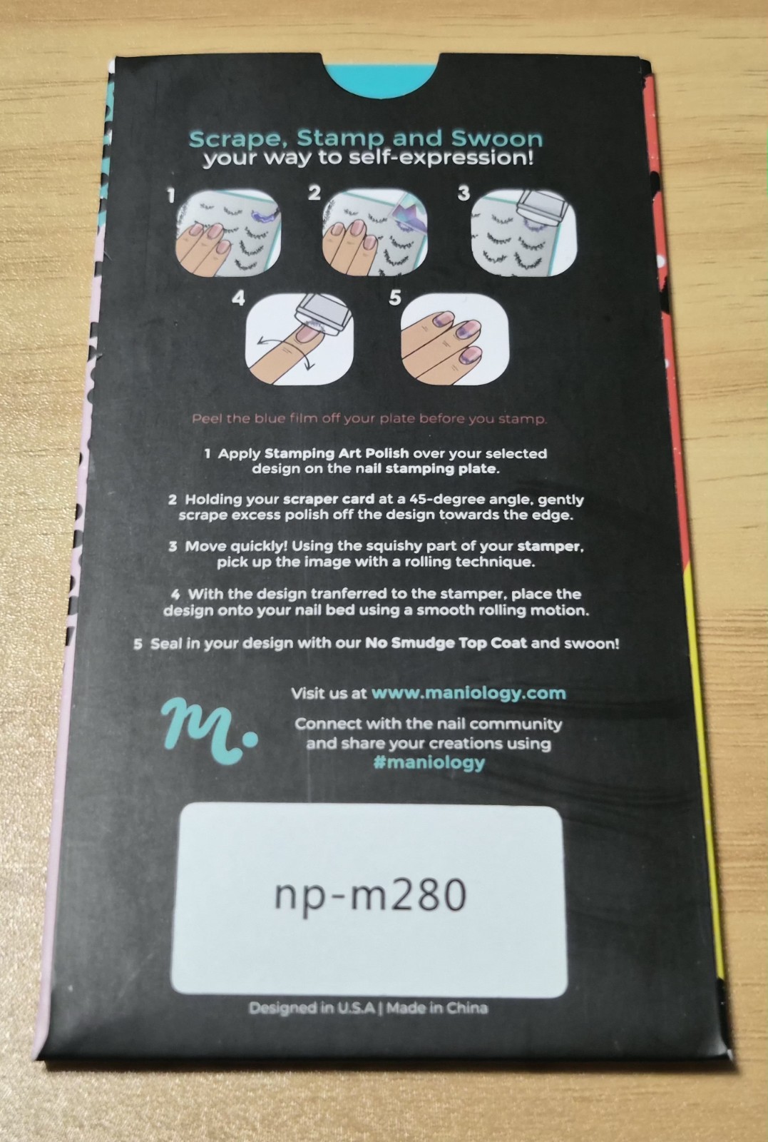 Maniology Nail Stamping Plate Lot M280 M068 M305 HTF Retired Mushroom Forest Lot