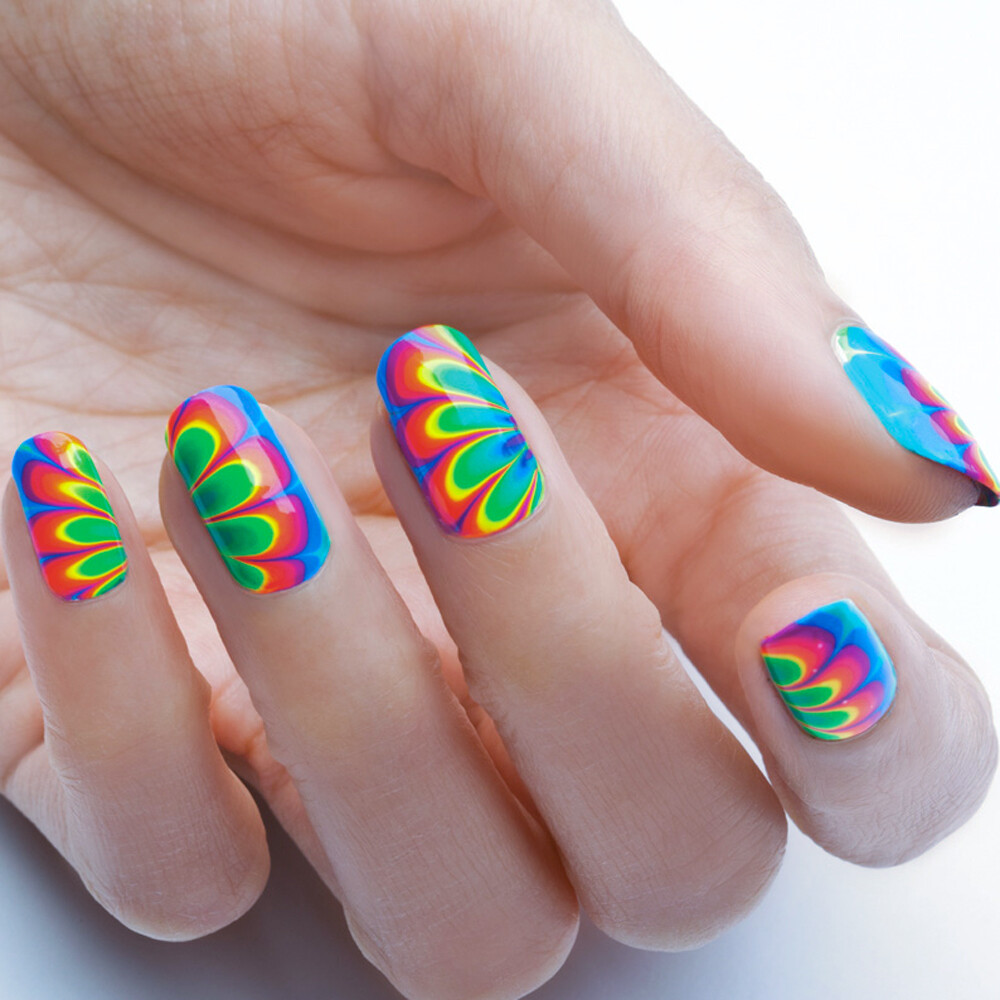 Winstonia Water Marble Tool for Watermarbling Nails Pattern Manicure Pointy Tip