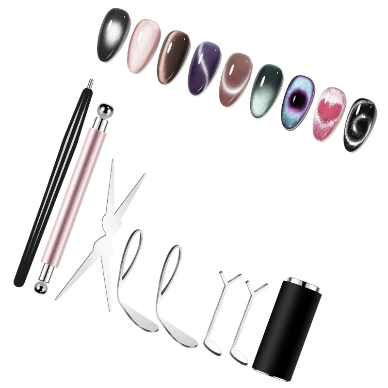 1Set ABS Cats Eye Magnets For Stunningly Cats Eye Manicure Effects Manicure