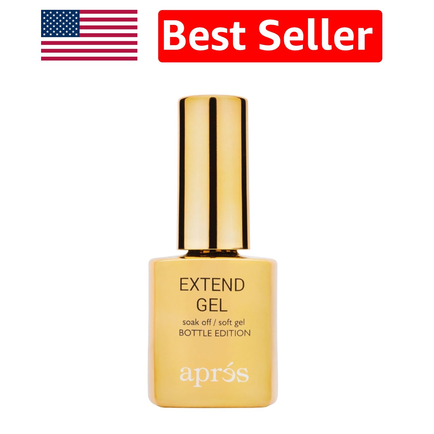 Elegant Gold Bottle Extend Gel 15ml – Smooth Application for Nail Extensions