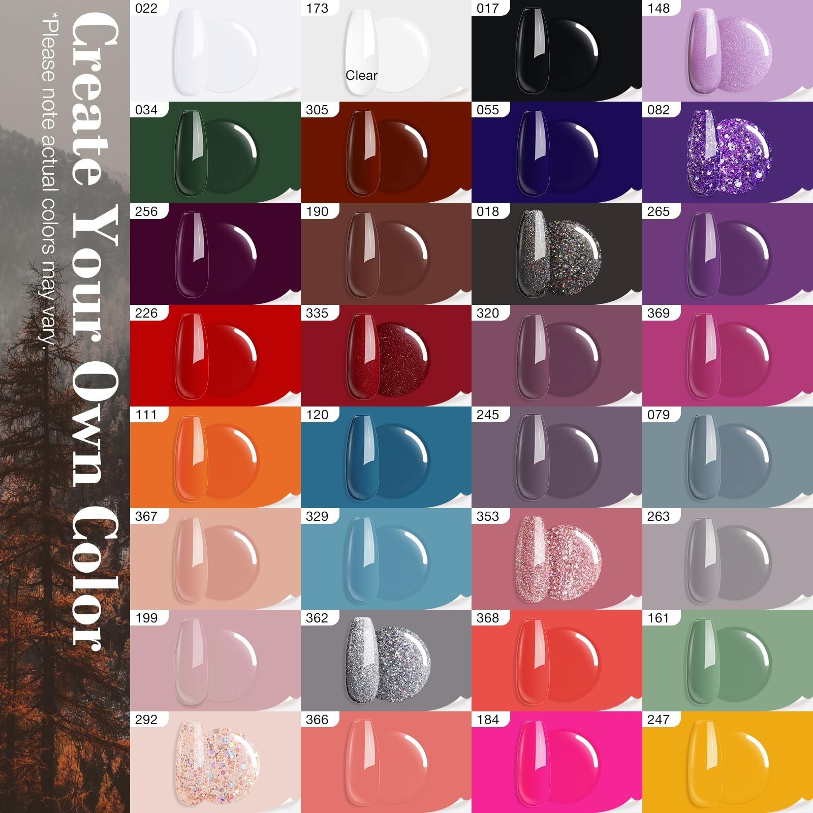42 Pcs Dip Powder Nail Kit, AZUREBEAUTY All Season Color Series Nail Dipping …
