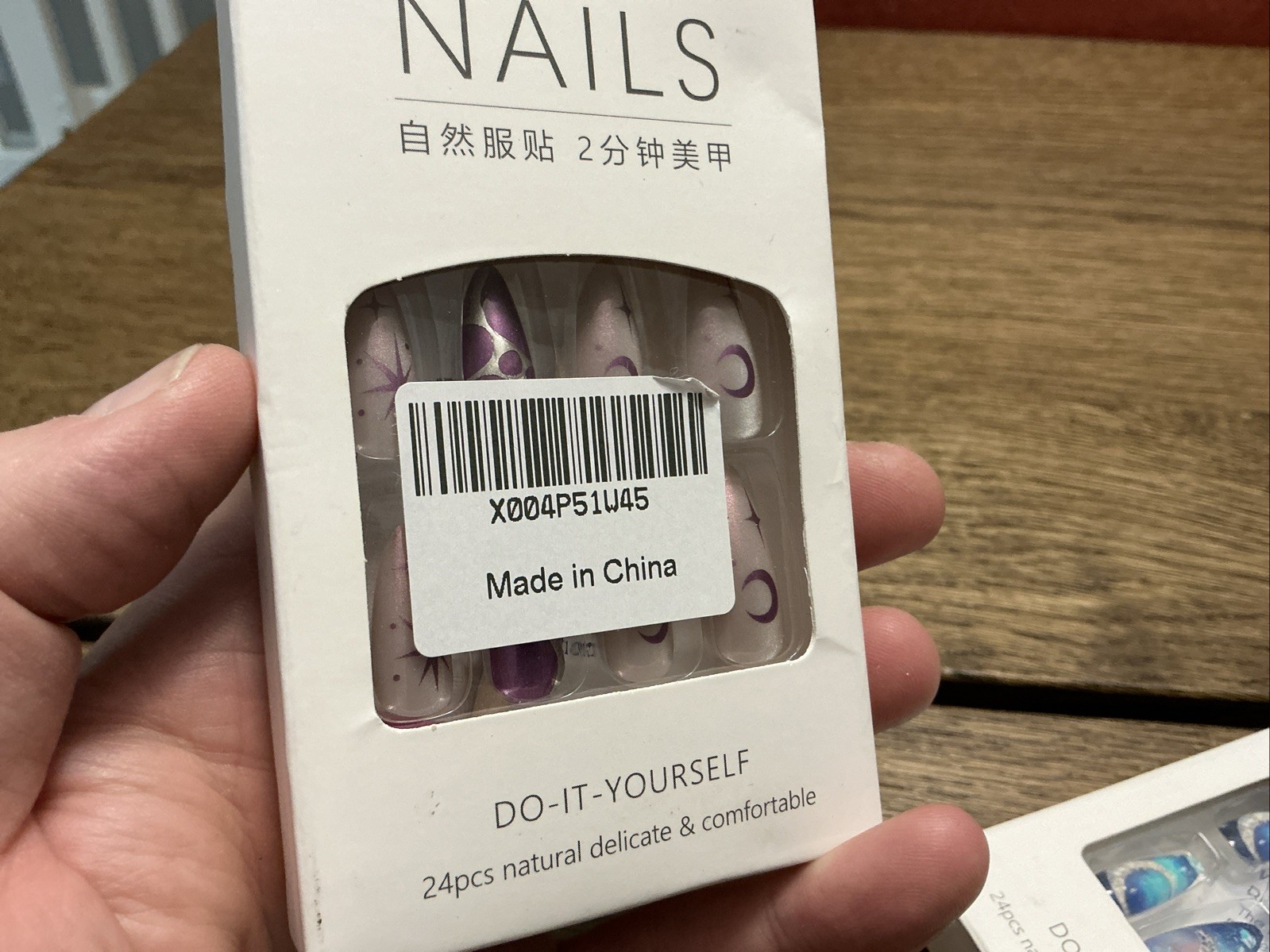 LOT Of 2 – Nails Natural Dressing Do-It-Yourself 24 Pcs Natural Delicate-Fantasy