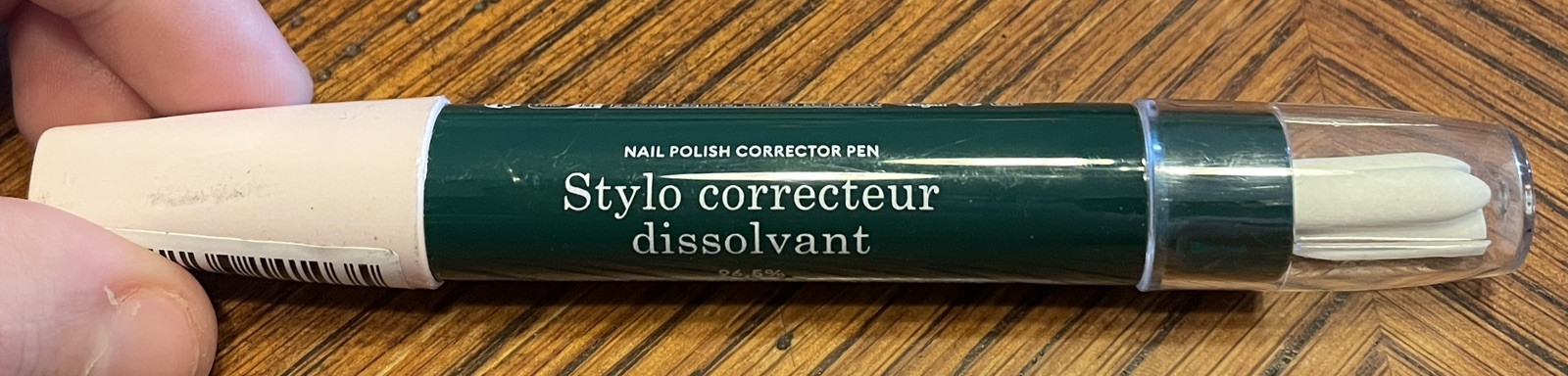 Manicurist Nail Polish Corrector Pen 4 Tapered Tips Acetone Free Easy To Use