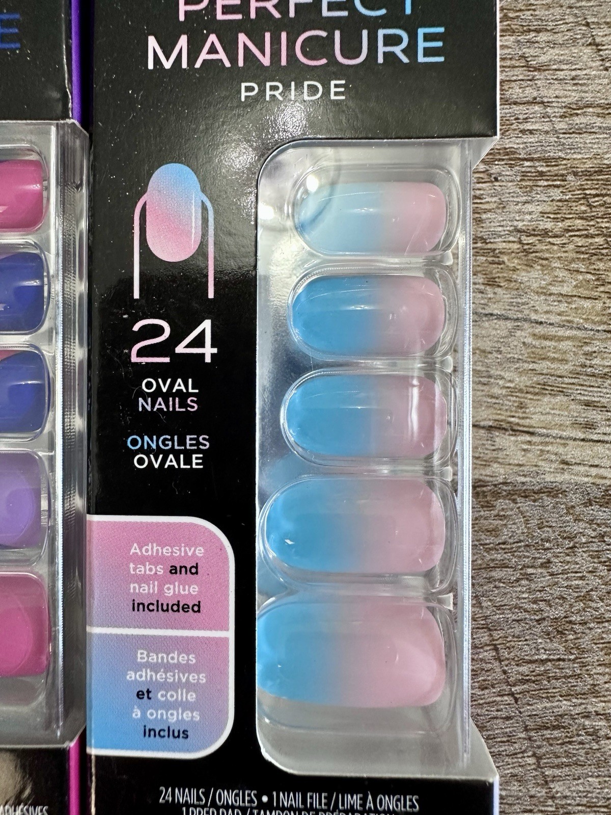 Sally Hansen Salon Effects Perfect Manicure Pride Oval Nails 2 Pack NEW