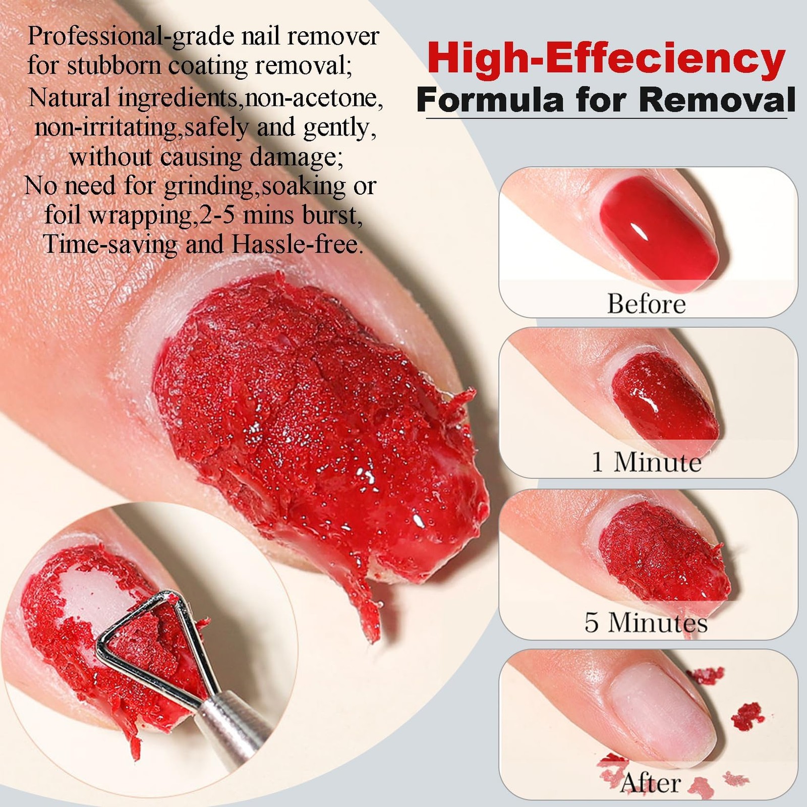LOUINSTIC Fast-Acting Gel Nail Polish 0.5 Fl Oz (Pack of 1), 15ml Remover