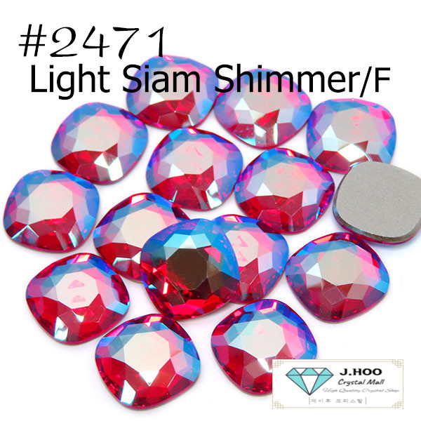 Swarovski 2471 Cushion Flat Back 10mm(4pcs)