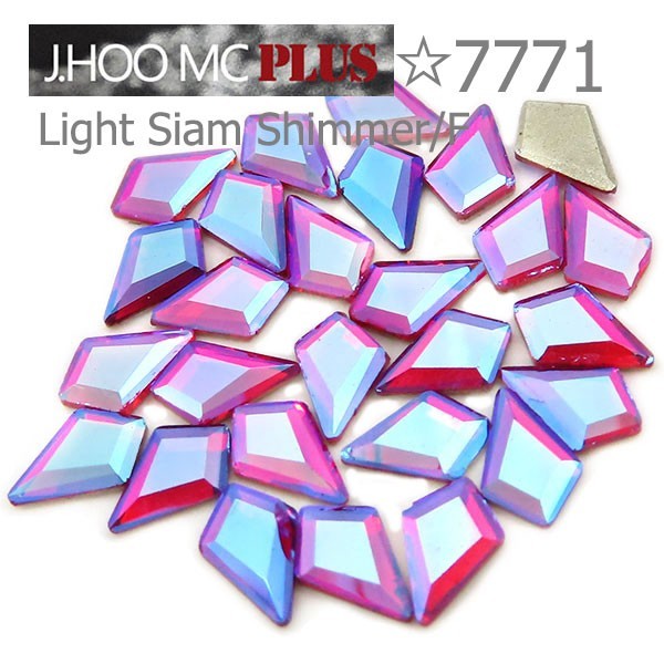 J.HOO Crystal 7771 Kite Flat Back Rhinestones 6.4×4.2mm Nail Art (10pcs)