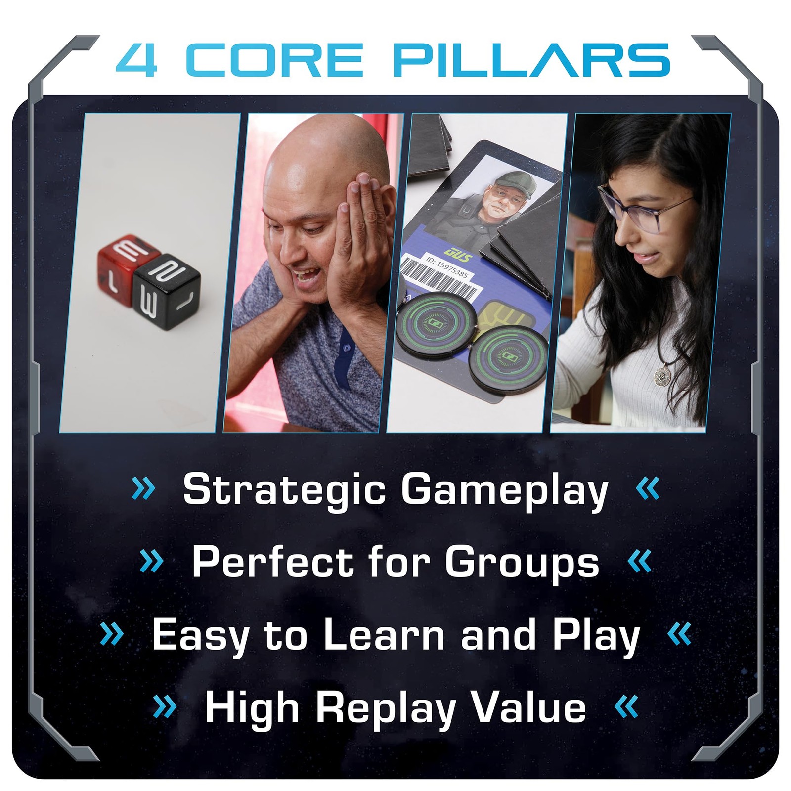 No Escape Board Game – Strategy Games for Volume: 331.5 cubic inches