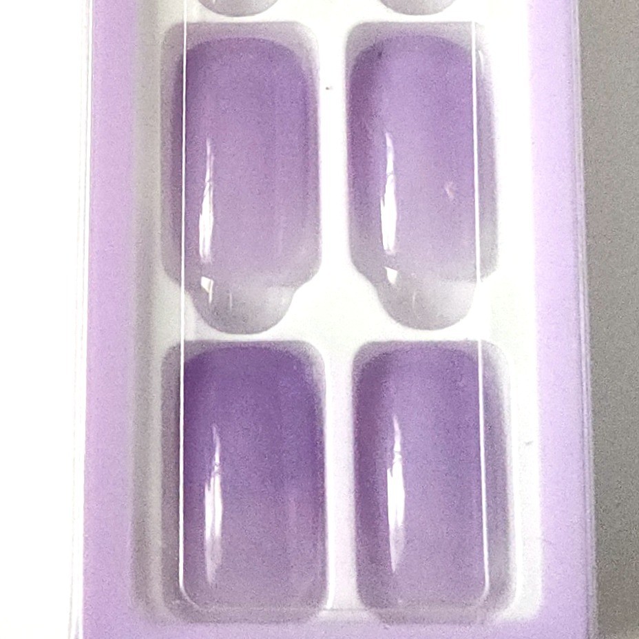 imPRESS Press-On Nails Purple Ombre Squoval Medium Length No Glue 30ct KISS