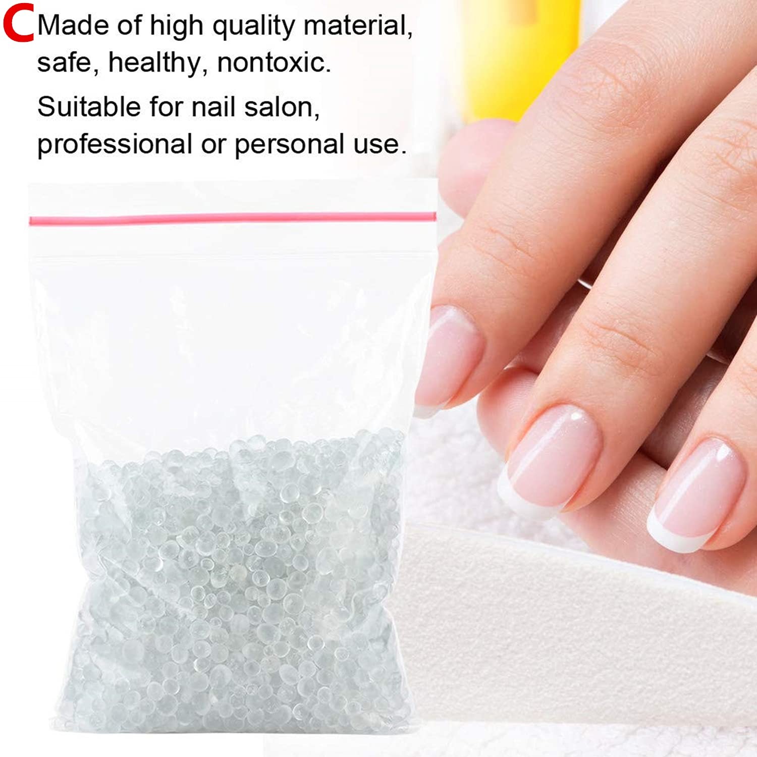 Glass Beads Balls, High Temperature Glass Ball Nail Box Silica Sand Beads Man…