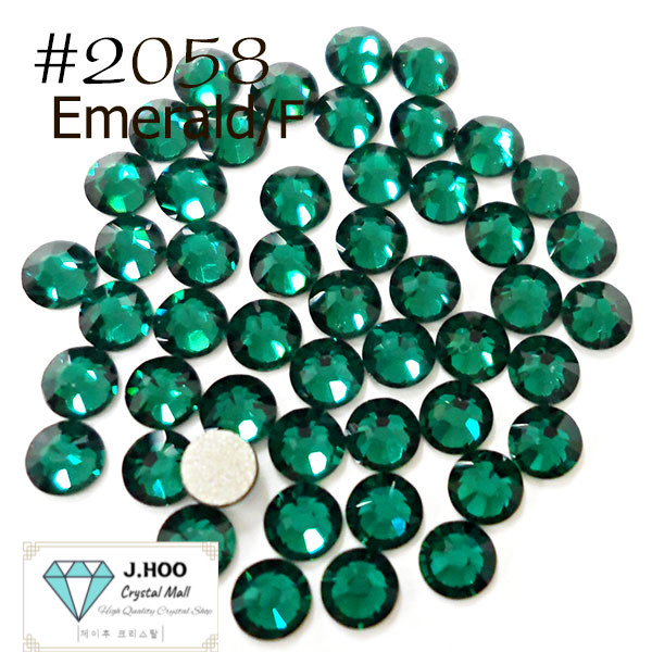 Swarovski 2088 – Flat Back-Emerald F