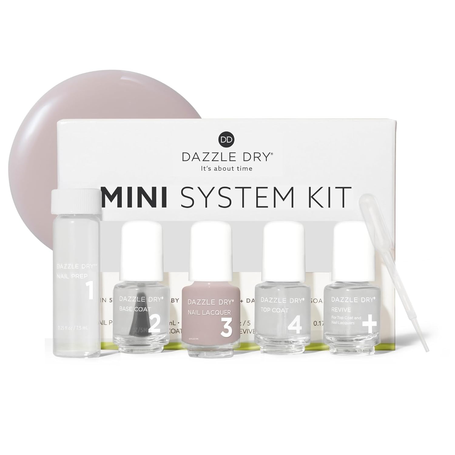 Chiffon Moment Mini Nail Kit | 4-Step Non-Toxic System for Salon Quality 5 Ma…