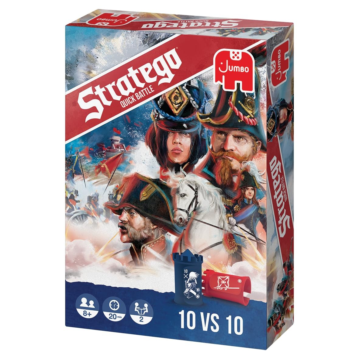 Stratego – Quick Battle, Strategy Board Game, Play, Travel Small, Multi