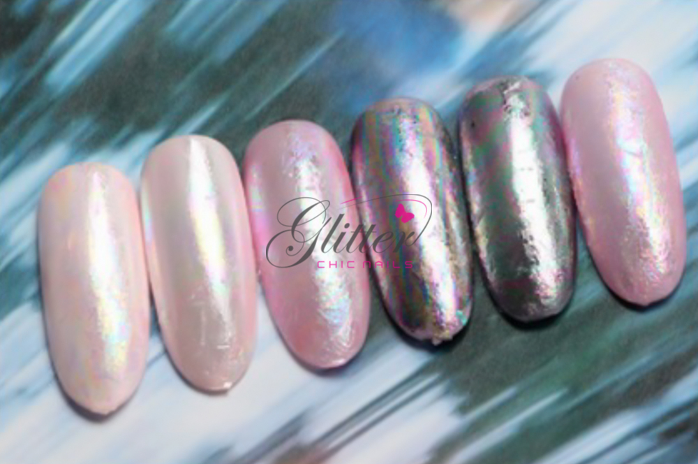 NAIL TRANSFER FOIL – 6 STUNNING COLOURS 5CM X 50CM LONG