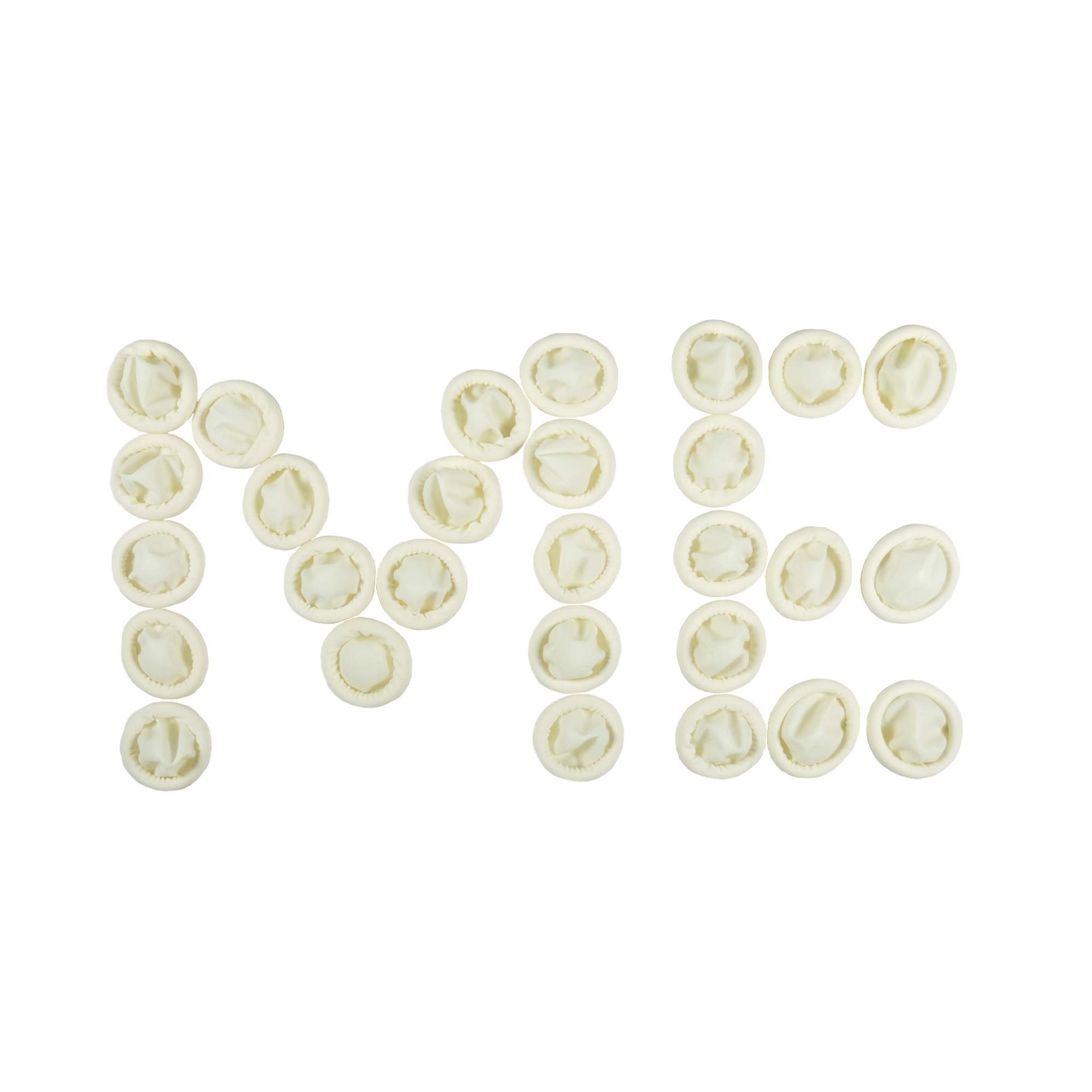 Disposable Latex Finger Cots 200pcs (Large), Anti-Static Rubber Fingertips