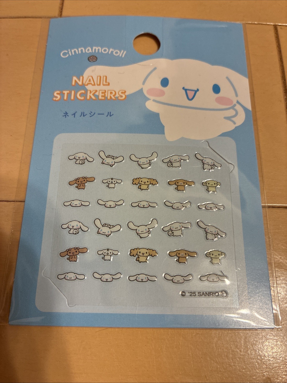 Sanrio mini nail stickers Set of 3 My Melody Japan Kawaii