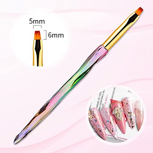 3pcs Nail Clean Up Brushes, Nail Polish Remover Nail Clean Up Brush/3pcs