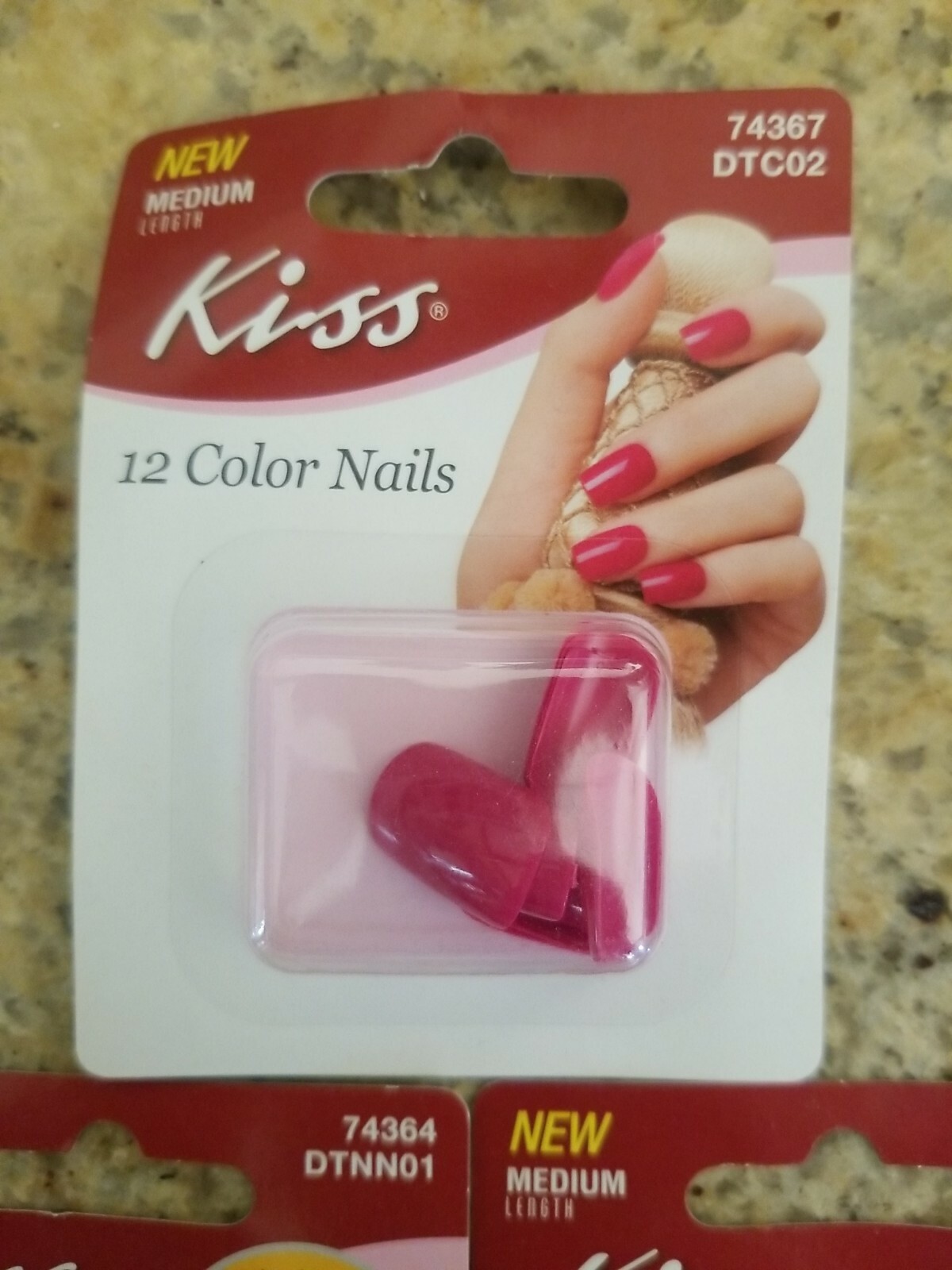 Kiss Salon Nails Lot of 5 Pack New Nail Lot x 5
