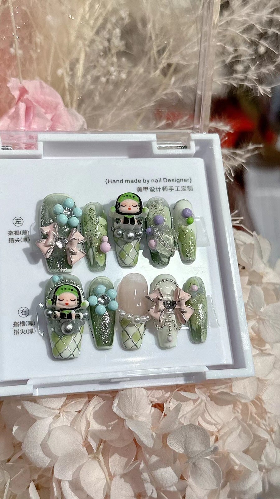 Handcrafted Pastel Nail Art Set Blind Box Wanderer