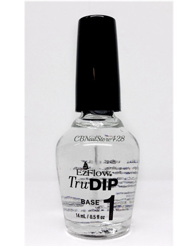 EzFlow TruDIP LED/UV Acrylic Dip System – Step 1 BASE 66815 0.5oz