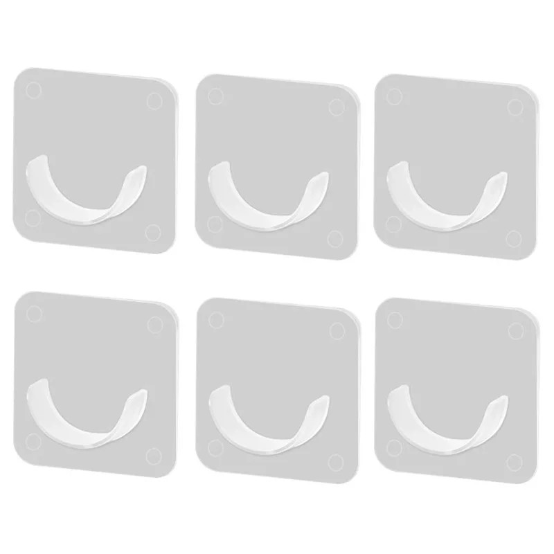 2/6/8Pcs Punch-Free Household Telescopic Pole Support Sticker Nail-Free Adjustab