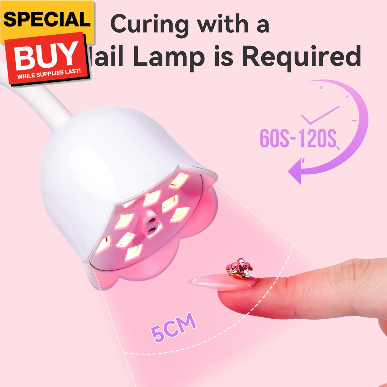 Nail Rhinestone Glue for Nails: Super Strong Gel Nail Glue for Decorations Nail