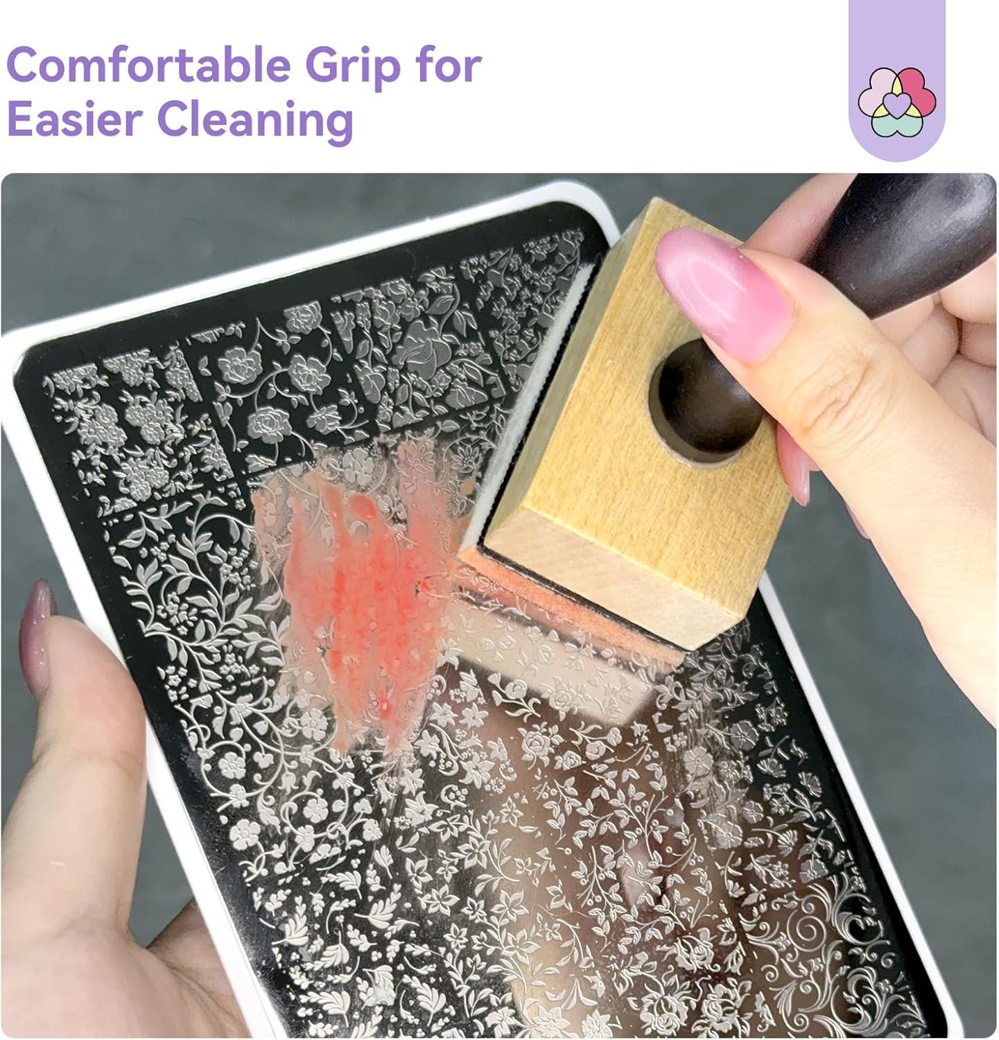 Nail Cleaning Tool: No-Touch Nail Cleaner Tools Wood Stp Set
