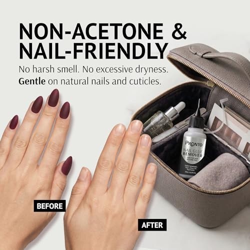 Nail Glue Remover 20 mL Acetone Free Press On Nails Gel Polish Dissolver