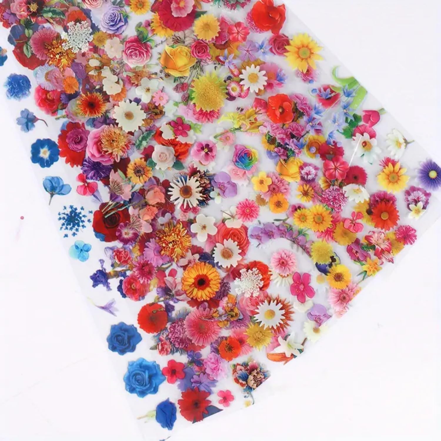 Floral Nail Art Transfer Foil Stickers 10 Rolls Spring Summer Theme Nail Foil…