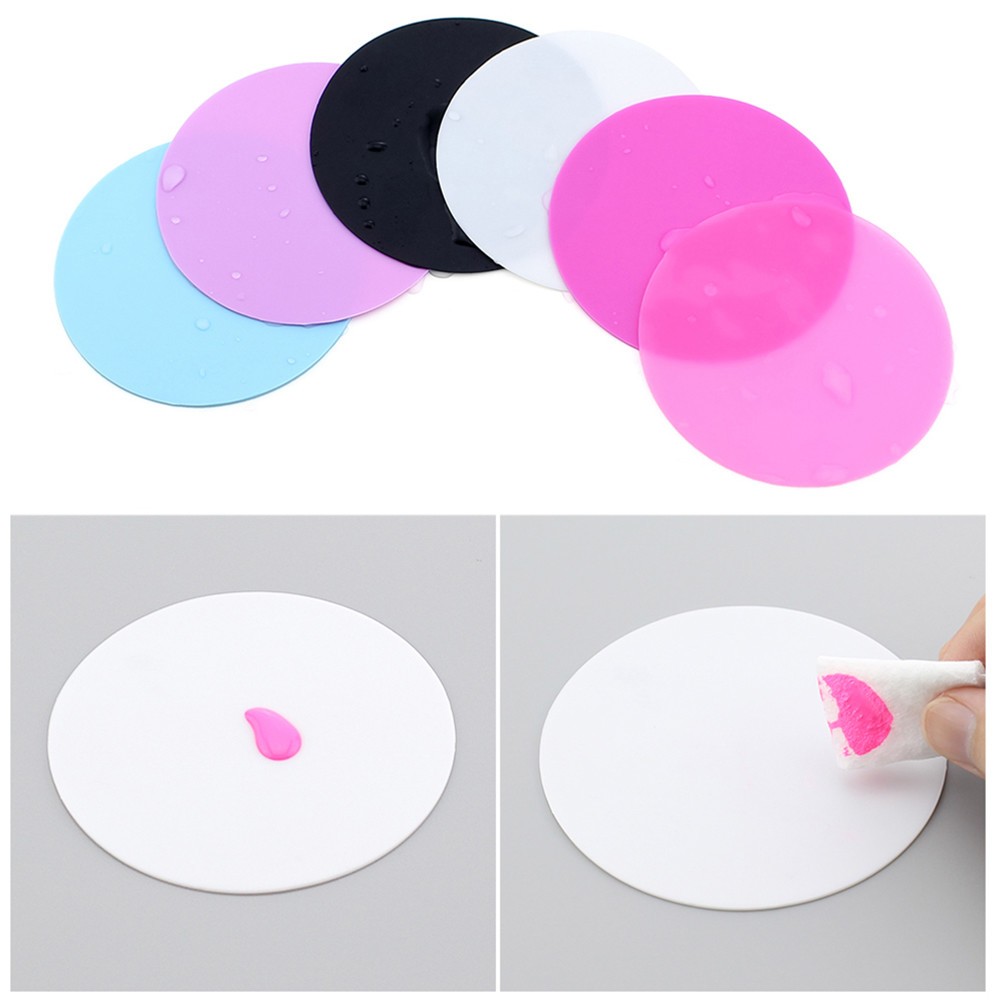 6 Pcs Makeup Color Palette Pigment for Nails Salon Mixing Palettes