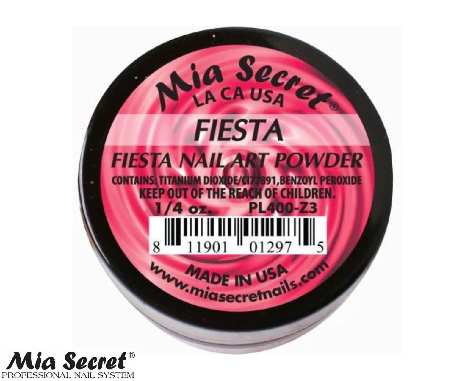 Mia Secret Nail Art Powder Fiesta Collection (FIESTA) 1/4oz