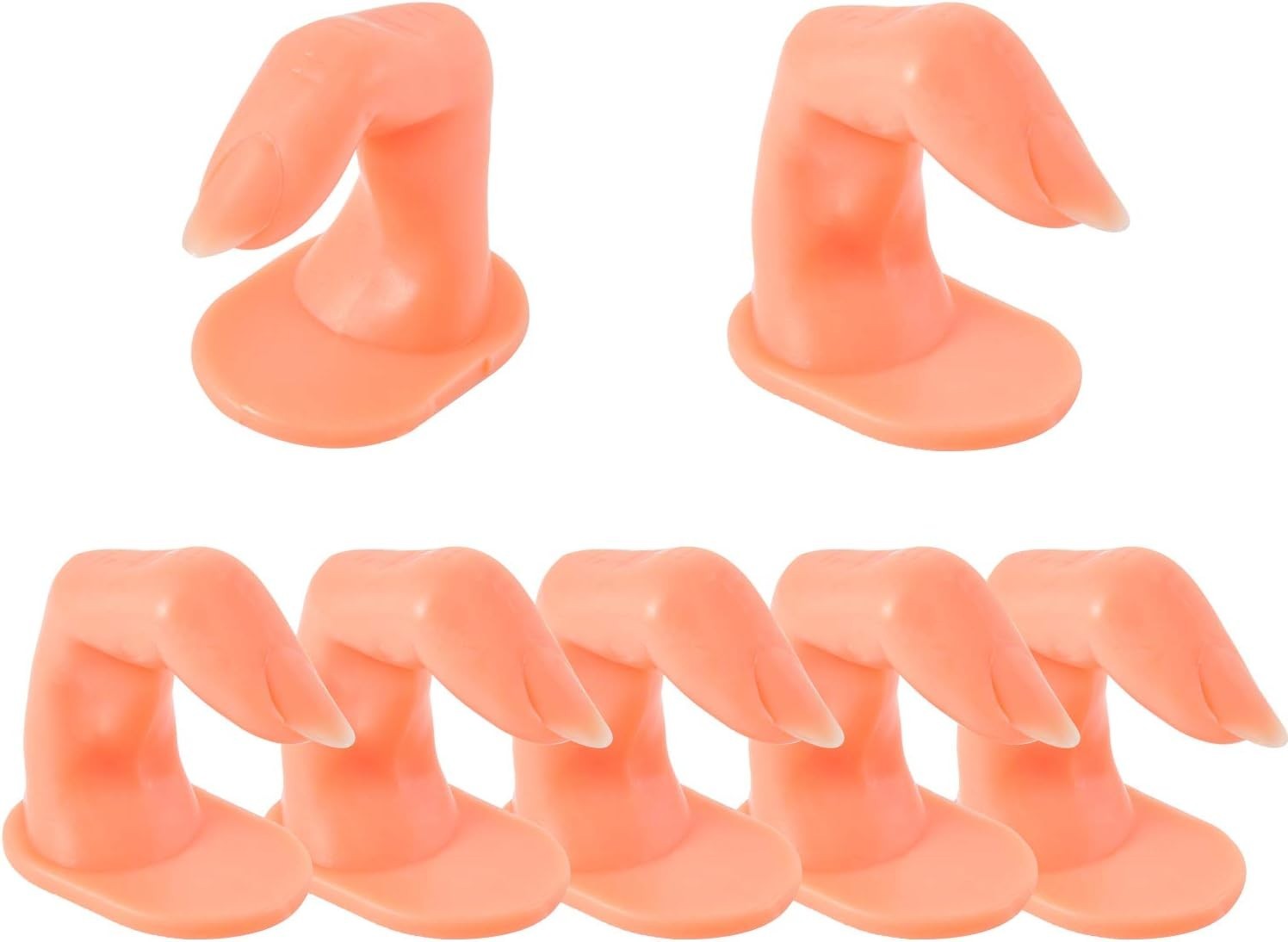 10 Pcs Self-Adhesive Practice Fingers for Nail Art – Ideal for Beginners