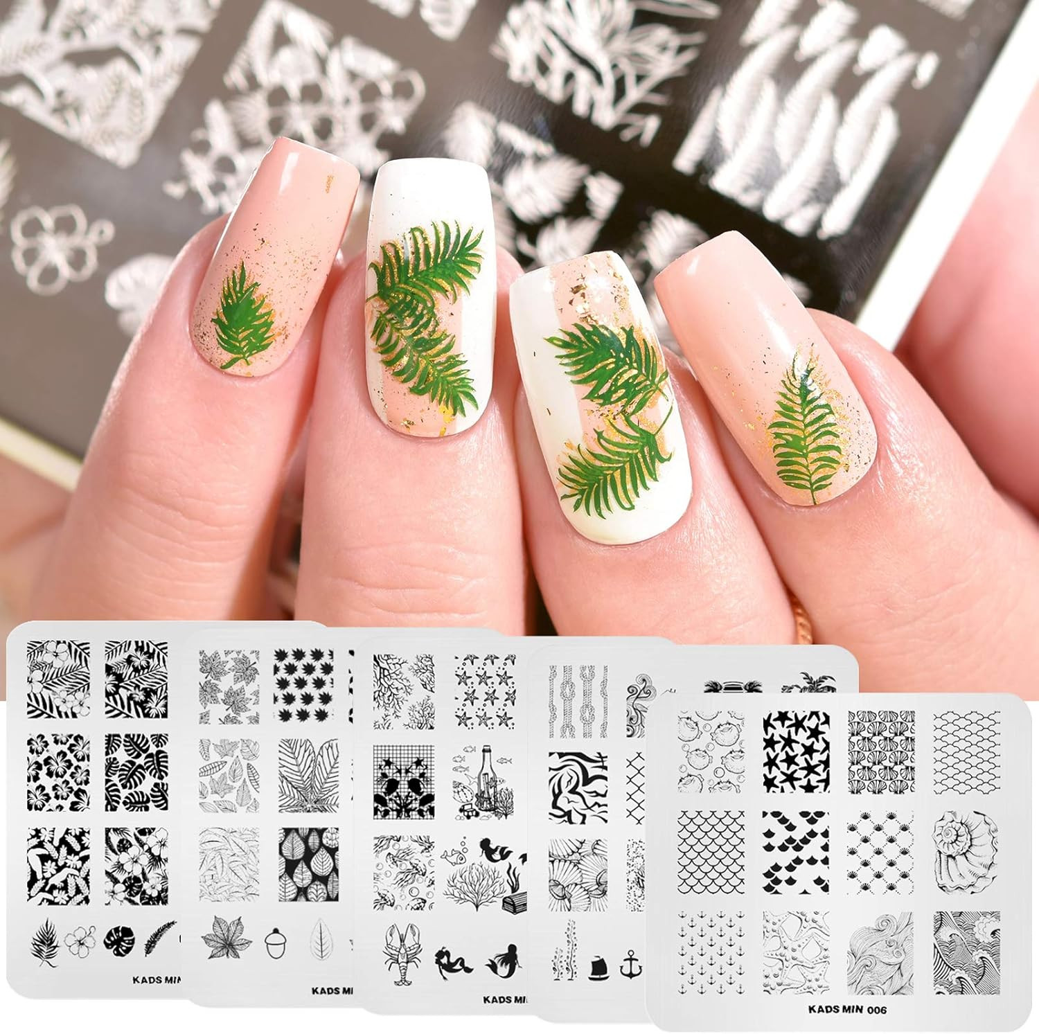 30 Pieces Nail Stamping Plates