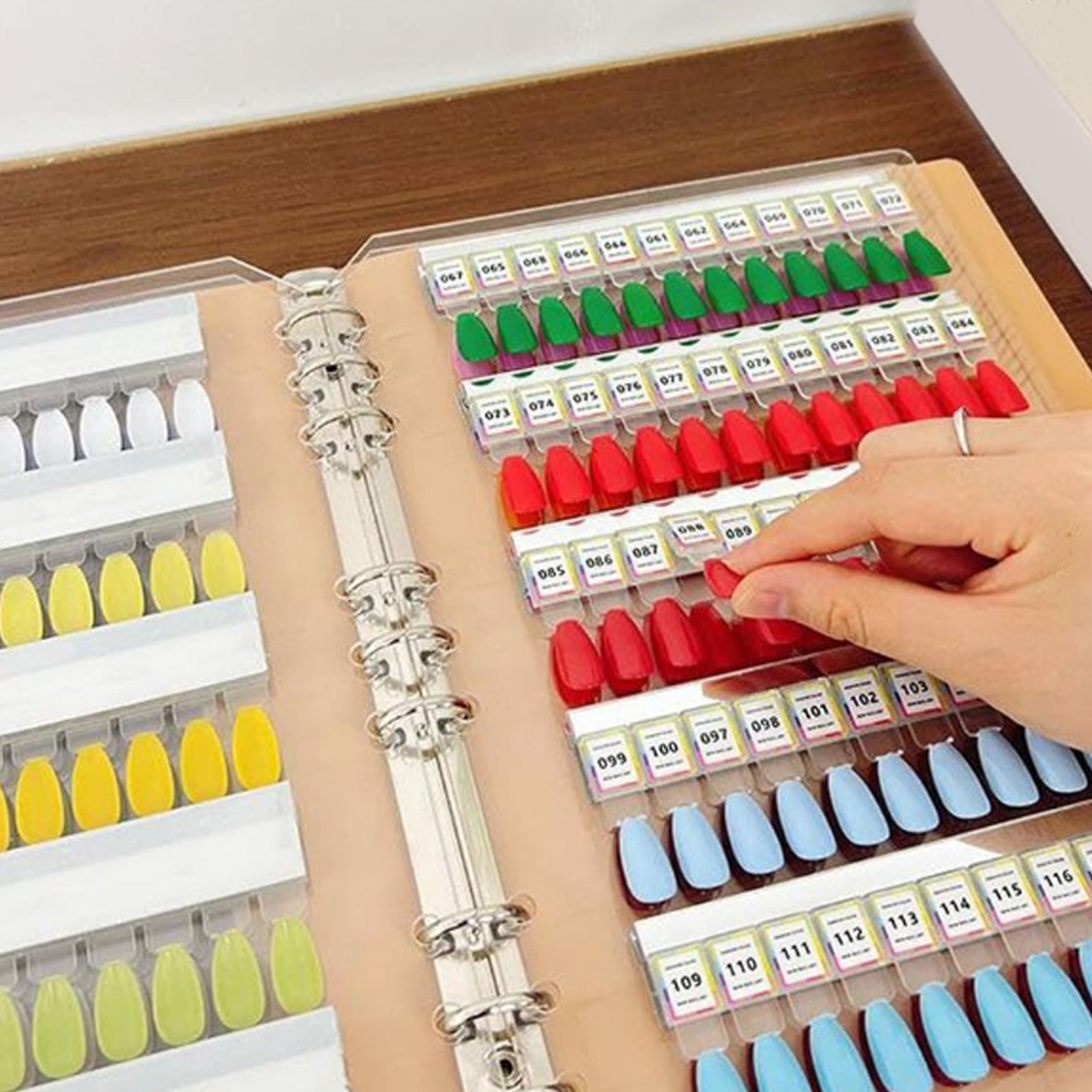 150 Colors Nail Color Display Book For Easy Nail Organization Easy To Use