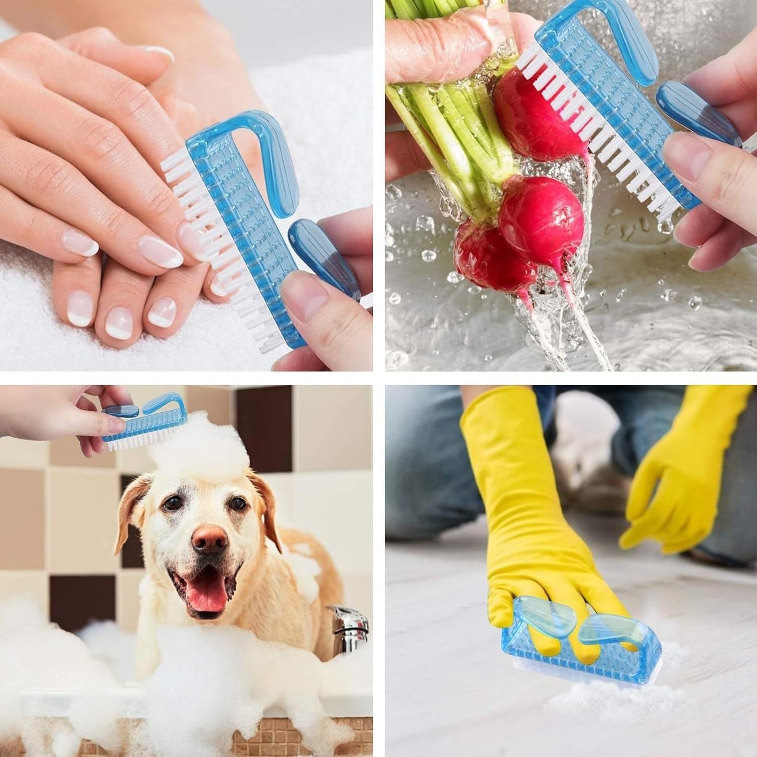 Versatile Nail Cleaning Brushes – Perfect for Home and Travel, 5 Pack