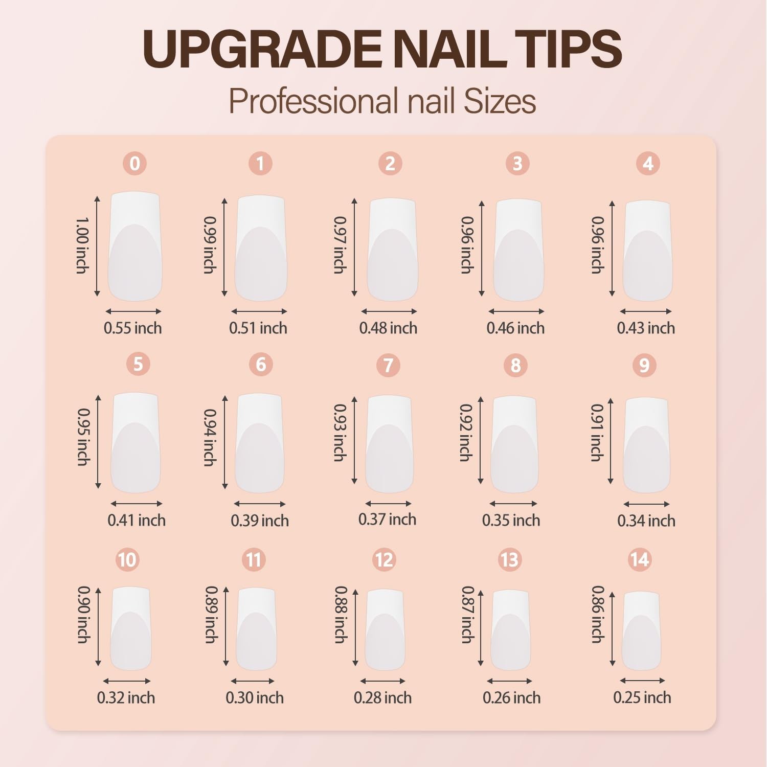 150PCS Milky White French Gel Nails – Long Square Soft Tips, No Primer Needed!