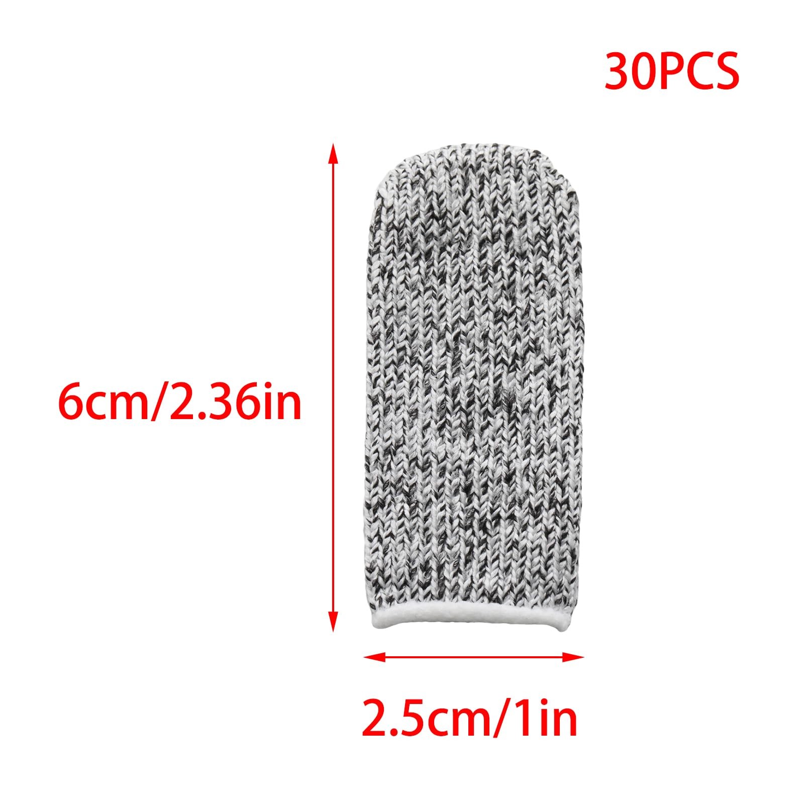 30 PCS Finger Cots Cut Resistant Finger Guards Protectors Thumb Protector for…
