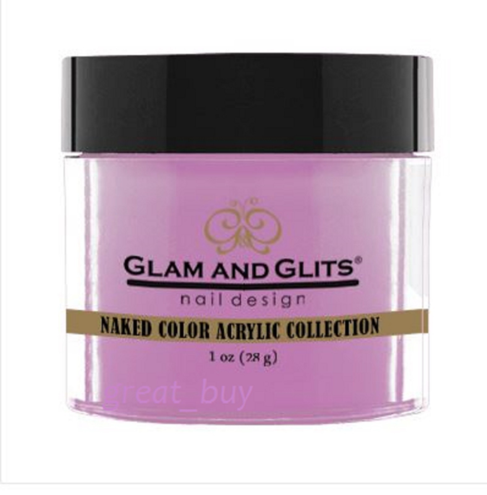 Glam and Glits Color-NAKED COLOR ACRYLIC -Collection Nail Powder Colors 1oz -NEW