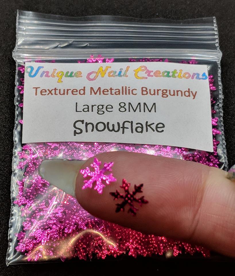 SNOWFLAKE SHAPE GLITTER~U CHOOSE~Nail•Acrylic•Gel•Body Art•Face•Festival•Crafts