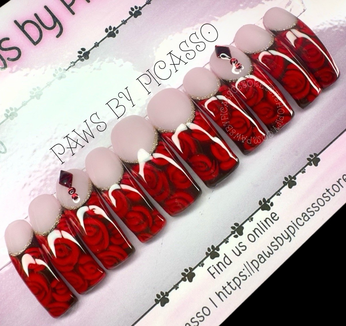 90s Curved Press On Nails
