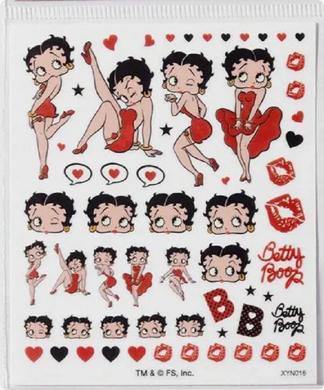 Set Of 3D Nail Decals Character Themed Nail Art Stickers