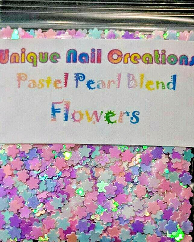 FLOWER Glitter~Many Colors~Nail Art•Acrylic•Gel•Body Art•Face•Festival•Crafts
