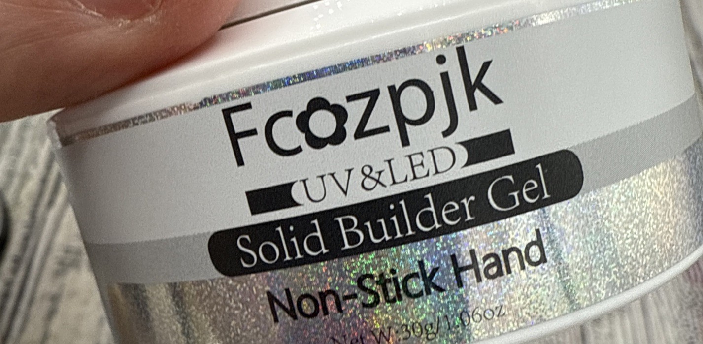 Solid Gel Builder for Nails,30g Clear Non-Stick Hand,Sculpture Gel Gels kit