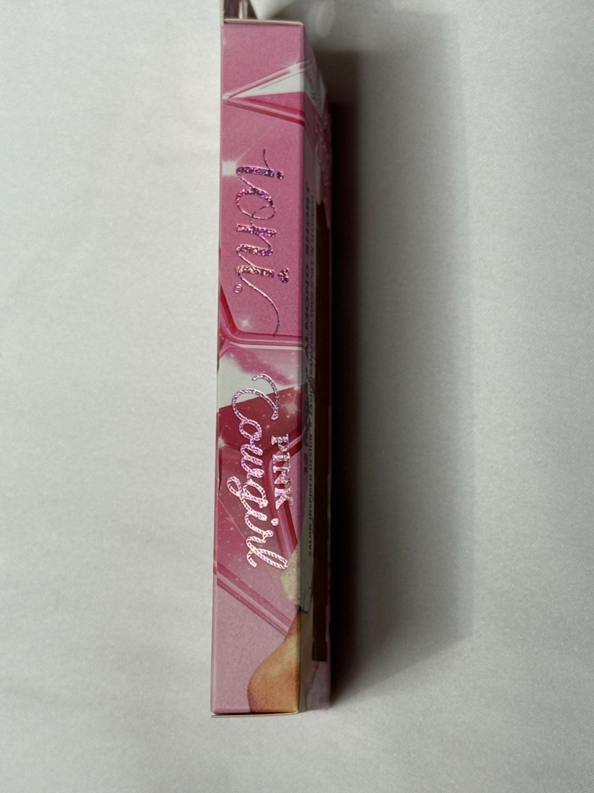 Ioni Pink Cowgirl Nail Art Tips Liberty Star Press On Nails Almond Short 12 Pc
