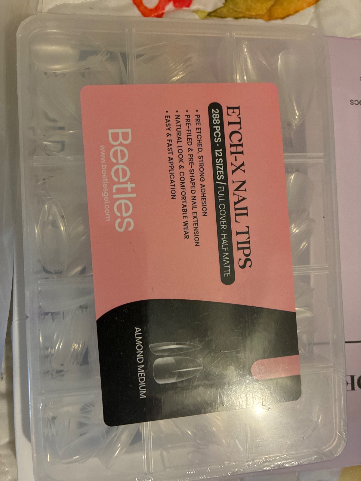 beetles nail tips and glue gel kit